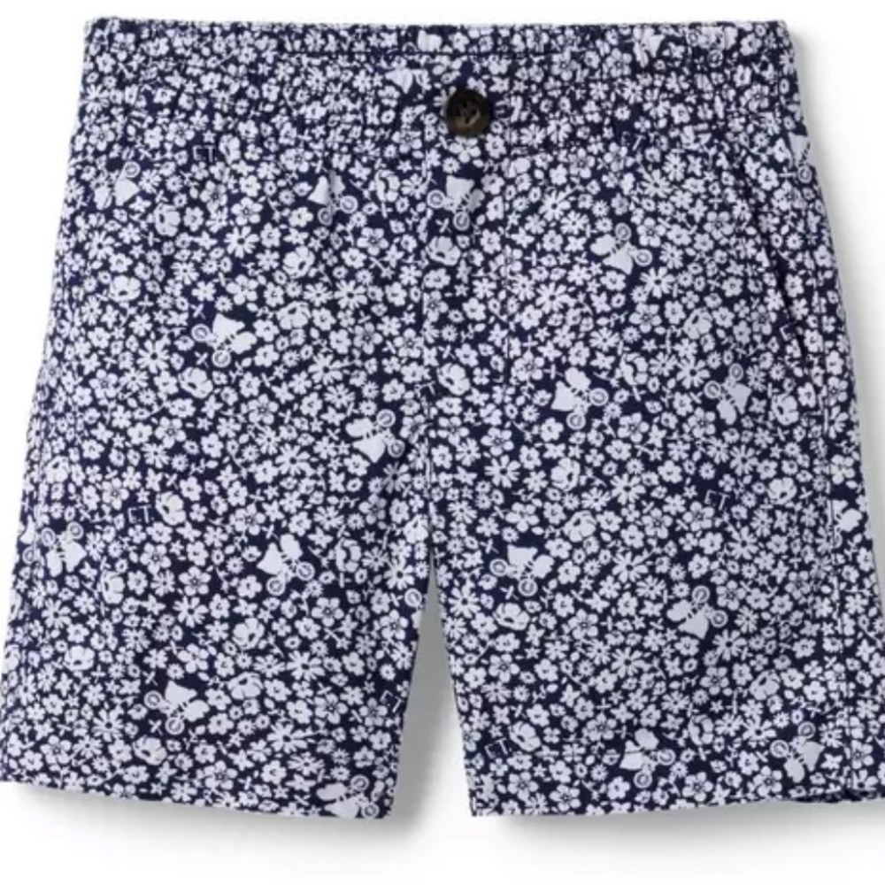 Janie and Jack E.T. Floral Poplin Short. Size 3T